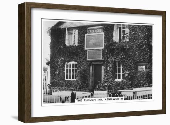 The Plough Inn, Kenilworth, Warwickshire, 1937-null-Framed Giclee Print