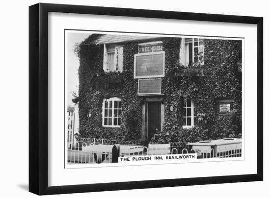 The Plough Inn, Kenilworth, Warwickshire, 1937-null-Framed Giclee Print