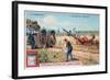 The Plough, Tilling by Using Electricity, C1900-null-Framed Giclee Print