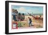 The Plough, Tilling by Using Electricity, C1900-null-Framed Giclee Print