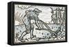 The Ploughman, Song Illustration for 'Who Liveth So Merry in All This Land?', from 'Pan-Pipes', a…-Walter Crane-Framed Stretched Canvas