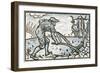 The Ploughman, Song Illustration for 'Who Liveth So Merry in All This Land?', from 'Pan-Pipes', a…-Walter Crane-Framed Giclee Print