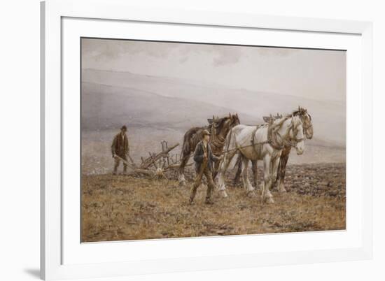 The Ploughman Wilmington Polegate, Near Eastbourne-Joseph Harold Swanwick-Framed Premium Giclee Print