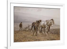 The Ploughman Wilmington Polegate, Near Eastbourne-Joseph Harold Swanwick-Framed Giclee Print