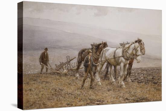 The Ploughman Wilmington Polegate, Near Eastbourne-Joseph Harold Swanwick-Stretched Canvas