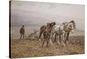 The Ploughman Wilmington Polegate, Near Eastbourne-Joseph Harold Swanwick-Stretched Canvas