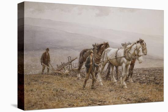 The Ploughman Wilmington Polegate, Near Eastbourne-Joseph Harold Swanwick-Stretched Canvas