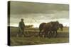 The Ploughman-Frants Henningsen-Stretched Canvas