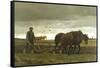 The Ploughman-Frants Henningsen-Framed Stretched Canvas