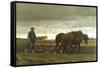 The Ploughman-Frants Henningsen-Framed Stretched Canvas