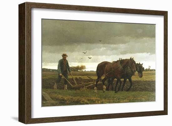 The Ploughman-Frants Henningsen-Framed Giclee Print