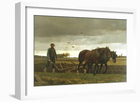 The Ploughman-Frants Henningsen-Framed Giclee Print