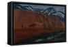 The Ploughman-Nikolai Astrup-Framed Stretched Canvas