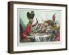 The Plum Pudding in Danger, 1805-James Gillray-Framed Giclee Print