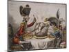 The Plum Pudding in Danger or State Epicures Taking Un Petite Souper, 1805-John Corbet Anderson-Mounted Giclee Print