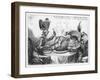 "The Plumb-Pudding in Danger" Napoleon and Pitt Carve up the World at Dinner-Gillray-Framed Art Print