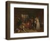 The Plundering of Basing House-Charles Landseer-Framed Giclee Print