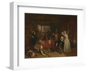 The Plundering of Basing House-Charles Landseer-Framed Giclee Print