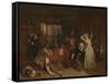 The Plundering of Basing House-Charles Landseer-Framed Stretched Canvas