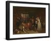 The Plundering of Basing House-Charles Landseer-Framed Giclee Print