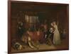 The Plundering of Basing House-Charles Landseer-Framed Giclee Print