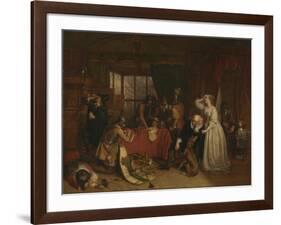 The Plundering of Basing House-Charles Landseer-Framed Giclee Print