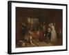 The Plundering of Basing House-Charles Landseer-Framed Giclee Print