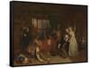 The Plundering of Basing House-Charles Landseer-Framed Stretched Canvas