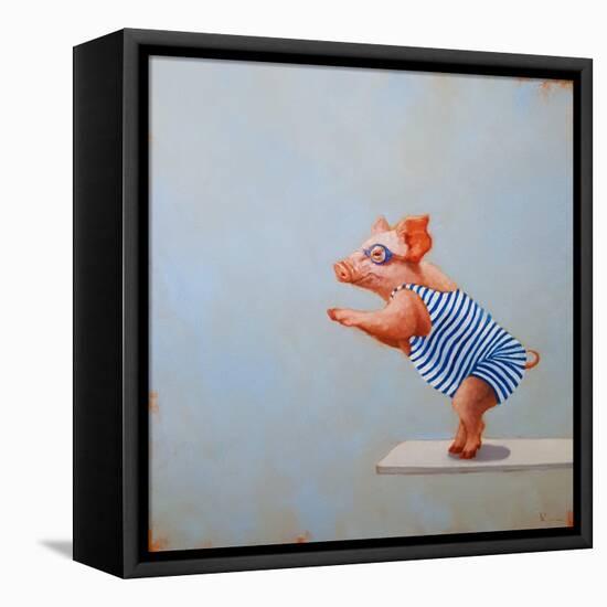 The Plunge-Lucia Heffernan-Framed Stretched Canvas