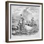 The Plymouth Colony in America in 1620 (Litho)-American-Framed Giclee Print