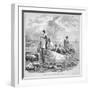 The Plymouth Colony in America in 1620 (Litho)-American-Framed Giclee Print