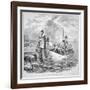 The Plymouth Colony in America in 1620 (Litho)-American-Framed Giclee Print