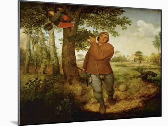 The Poacher, 1568-Pieter Bruegel the Elder-Mounted Giclee Print