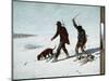 The Poachers. 1867 (Oil on Canvas)-Gustave Courbet-Mounted Giclee Print