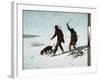 The Poachers. 1867 (Oil on Canvas)-Gustave Courbet-Framed Giclee Print