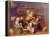 The Podiatrist Or Foot Surgeon-David Teniers-Stretched Canvas