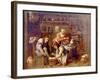 The Podiatrist Or Foot Surgeon-David Teniers-Framed Art Print