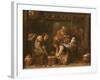 The Podiatrist Or Foot Surgeon-David Teniers-Framed Art Print