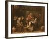 The Podiatrist Or Foot Surgeon-David Teniers-Framed Art Print