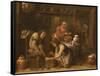 The Podiatrist Or Foot Surgeon-David Teniers-Framed Stretched Canvas