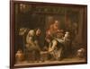 The Podiatrist Or Foot Surgeon-David Teniers-Framed Art Print