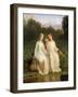 The Poem of the Soul; Virginitas. Painting by Anne Francois Louis Janmot (1814-1892), 19Th Century.-Louis Janmot-Framed Giclee Print