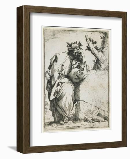 The Poet, C. 1620-1621-Jusepe de Ribera-Framed Giclee Print