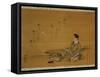 The Poet Kakinomoto No Hitomaro-null-Framed Stretched Canvas