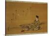 The Poet Kakinomoto No Hitomaro-null-Stretched Canvas