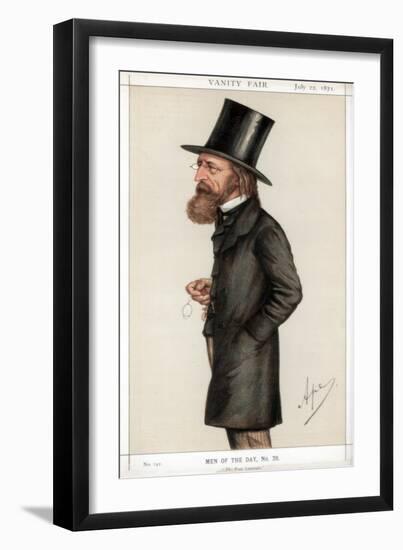 The Poet Laureate, 1871-Carlo Pellegrini-Framed Premium Giclee Print