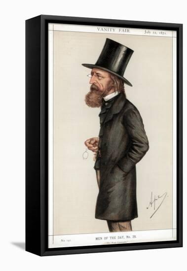 The Poet Laureate, 1871-Carlo Pellegrini-Framed Stretched Canvas