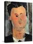 The Poet Pierre Reverdy, c.1915-Amedeo Modigliani-Stretched Canvas