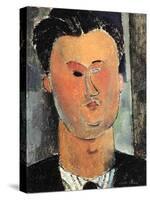 The Poet Pierre Reverdy, c.1915-Amedeo Modigliani-Stretched Canvas