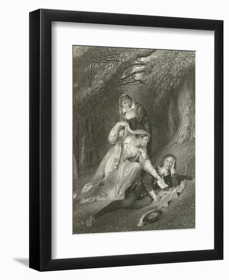 The Poet's Dream-Richard Westall-Framed Giclee Print